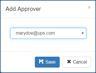 Adding Approvers