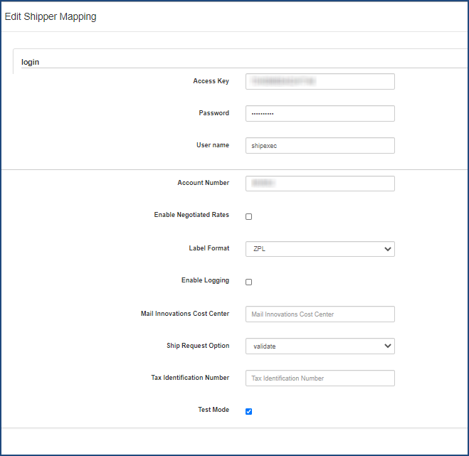 Adding a UPS Adapter Registration