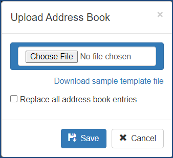 Adding Address Books